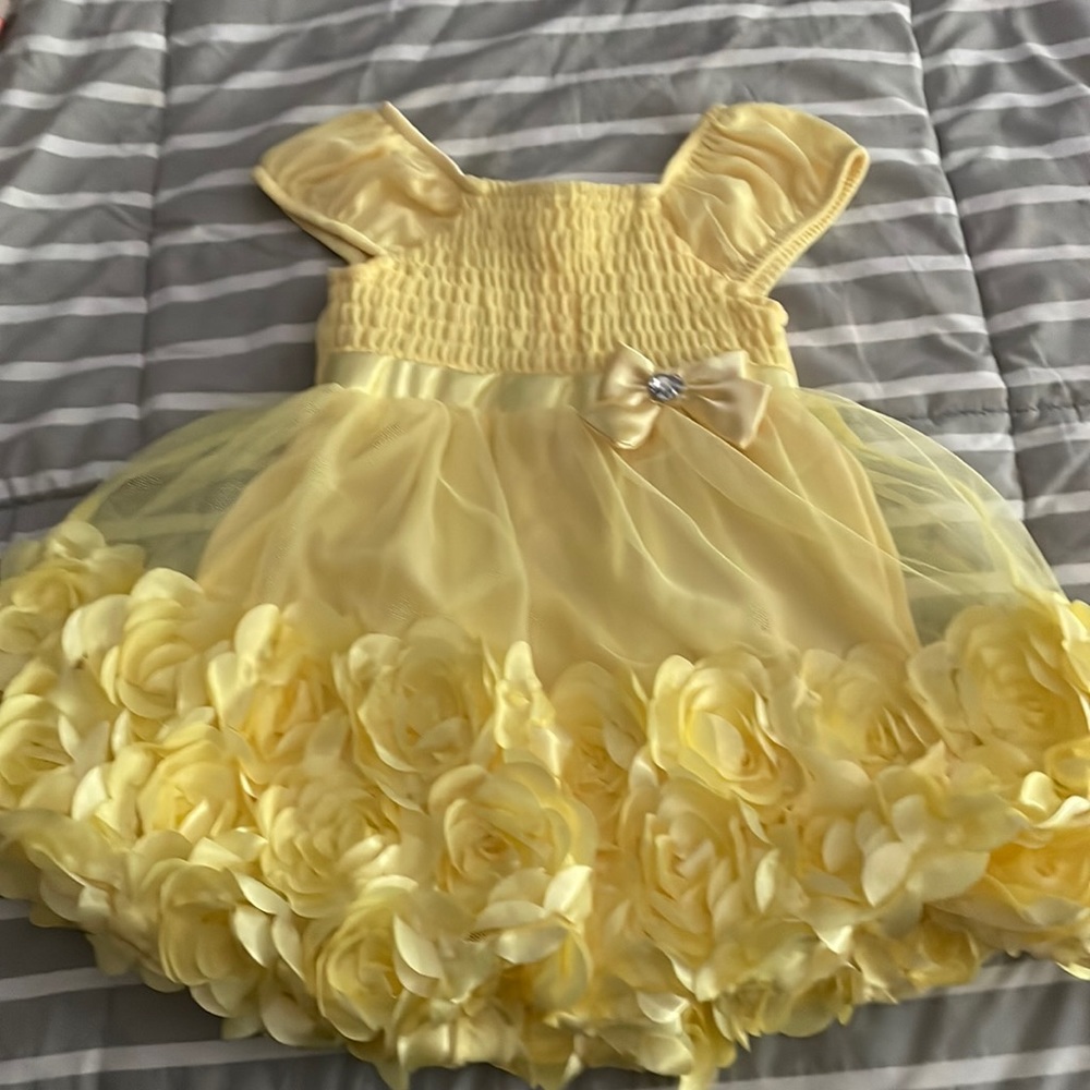 Nannette 12 Months Yellow Dress